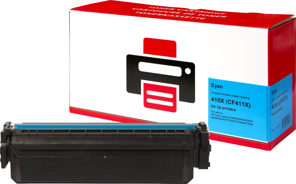 HP 410X (CF411X) toner |Cyaan| - Pixeljet